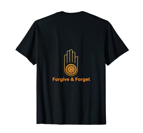 Jain Ahimsa Perdonar Olvidar la Cita de Sabiduría Camiseta